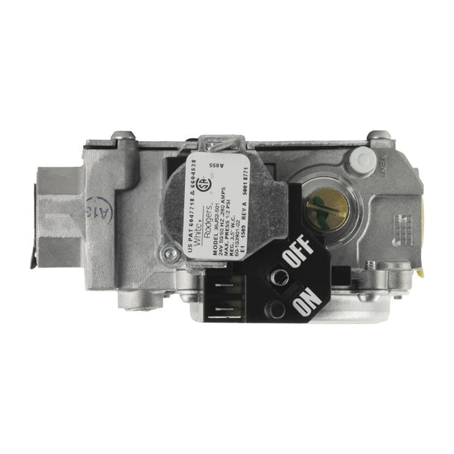 60-103901-02 - 140,000 BTU Gas Valve - 1/2" NPT x 1/2" NPT - 1 Stage