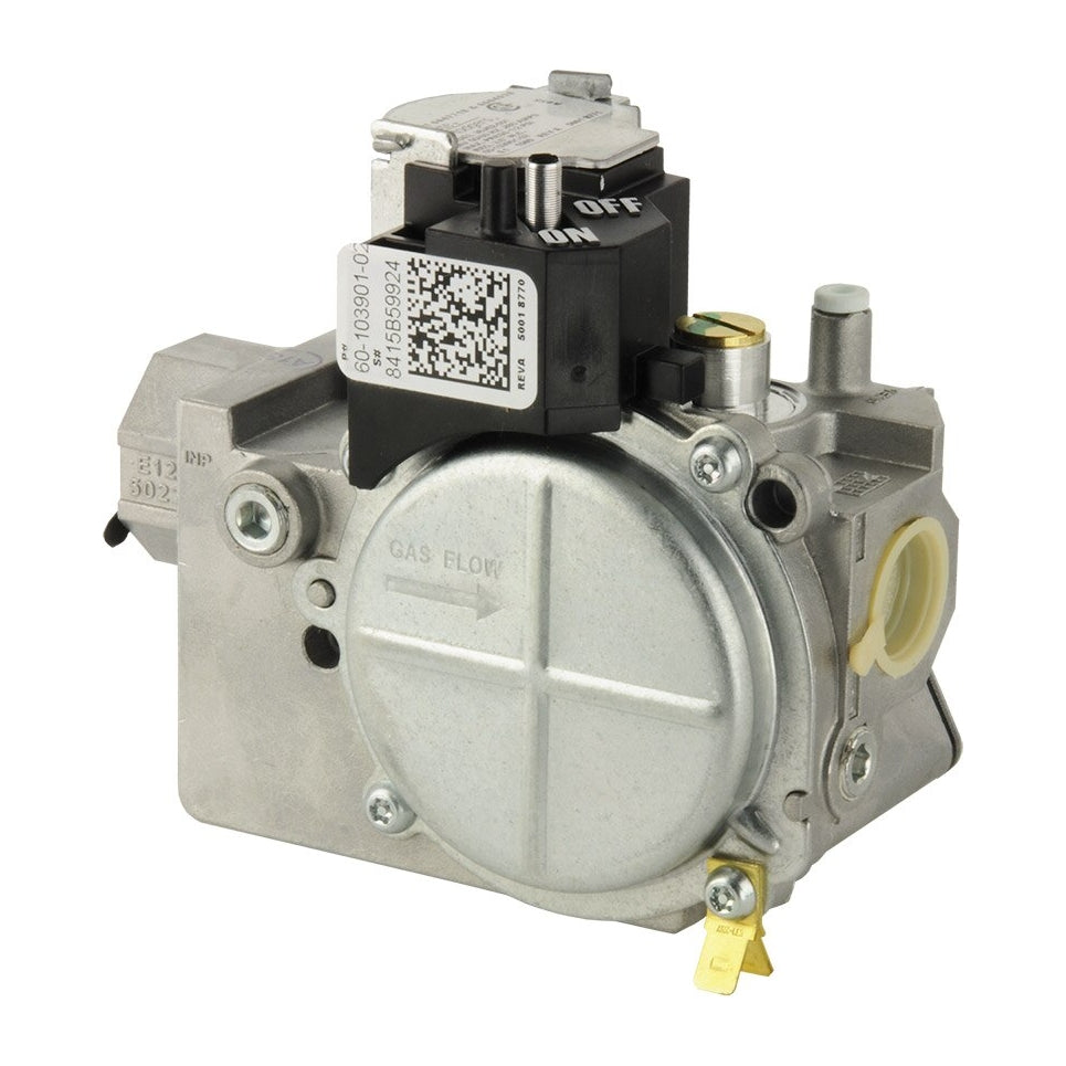 60-103901-02 - 140,000 BTU Gas Valve - 1/2" NPT x 1/2" NPT - 1 Stage