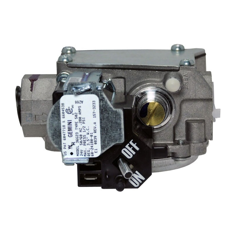 60-24180-81 - 140,000 BTU Gas Valve - 1/2" NPT x 1/2" NPT - 1 Stage