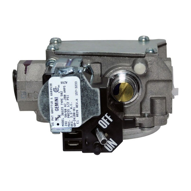 60-24180-81 - 140,000 BTU Gas Valve - 1/2" NPT x 1/2" NPT - 1 Stage