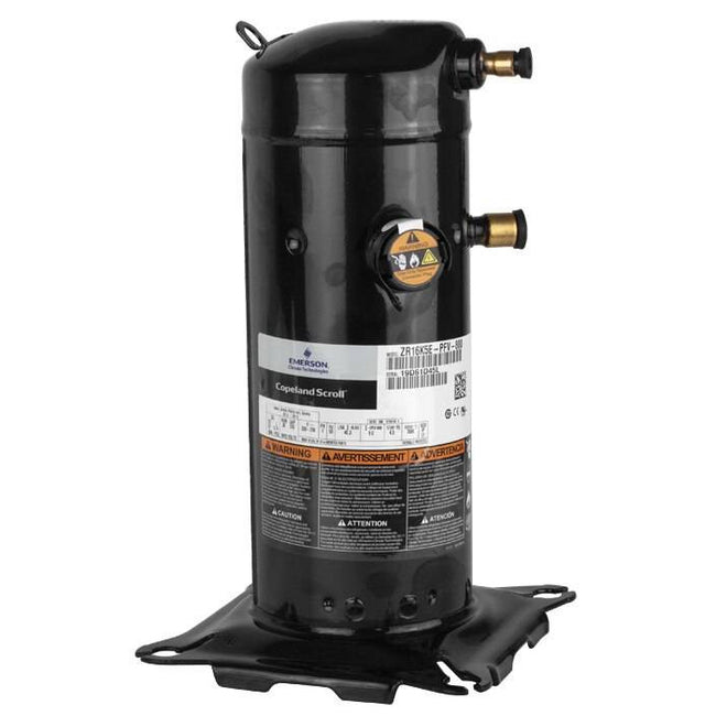 ZR16K5E-PFV-800 - Copeland Scroll Compressor - 15,500 BTU - 1 Phase - R22 - 230V
