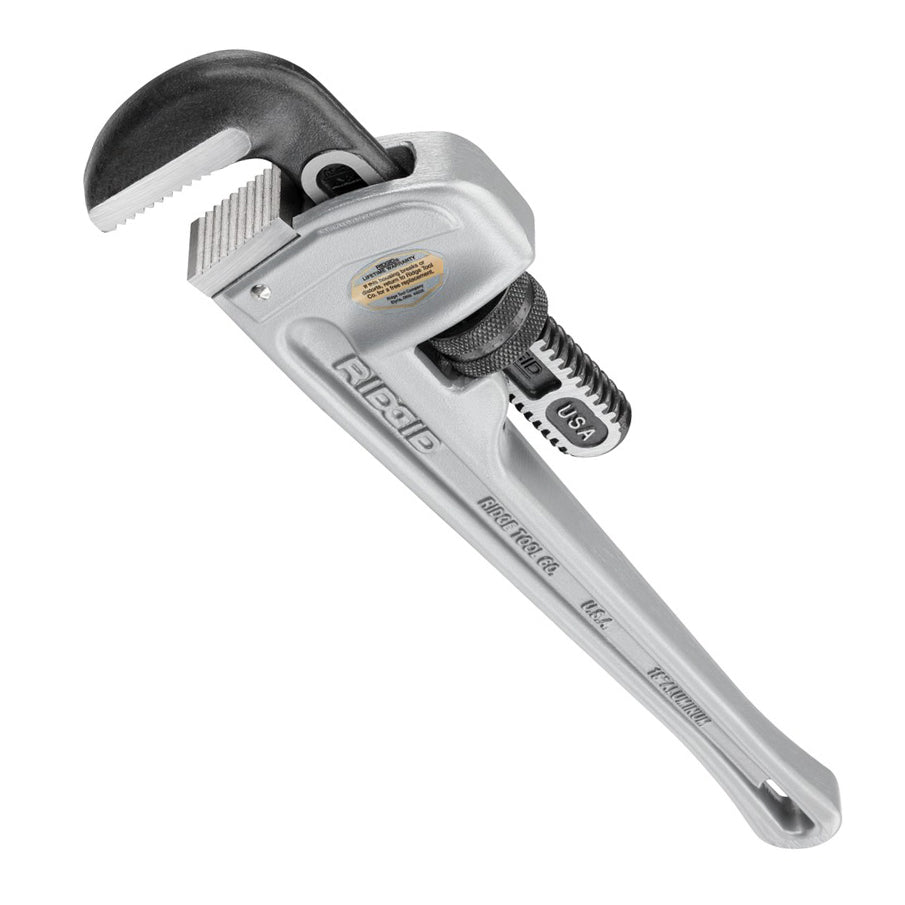 Ridgid 31100 - 18" Aluminum Straight Pipe Wrench - 2-1/2" Pipe Capacity