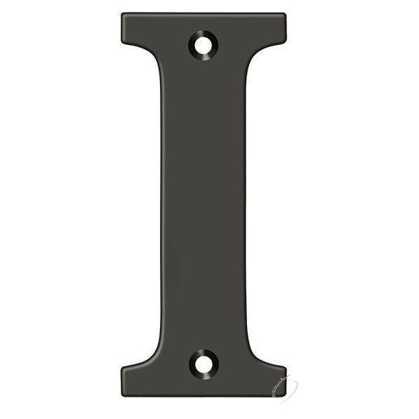 RL4I-10B 4" Residential Letter I; Oil Rubbed Bronze Finish