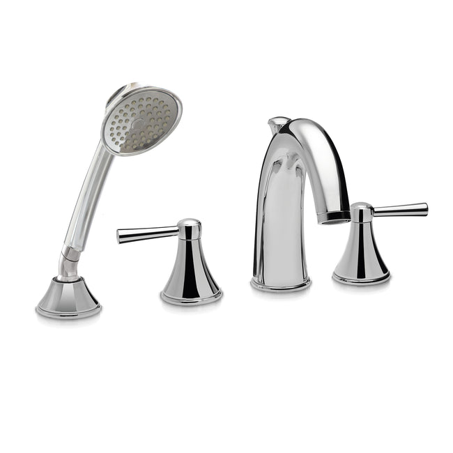 Toto TB210S#CP - Silas Deck-Mount Tub Filler Trim with Handshower- Polished Chrome