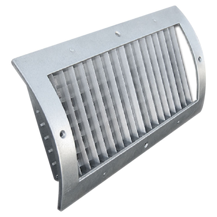 Shoemaker RS34-12X6G-18 - Double Deflection Radius Spiral Pipe Grille 18" - Galvanized