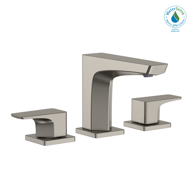 Toto TLG07201U#BN - GE 1.2 GPM Widespread Bathroom Faucet with Pop-Up Drain Assembly- Brushed Nickel