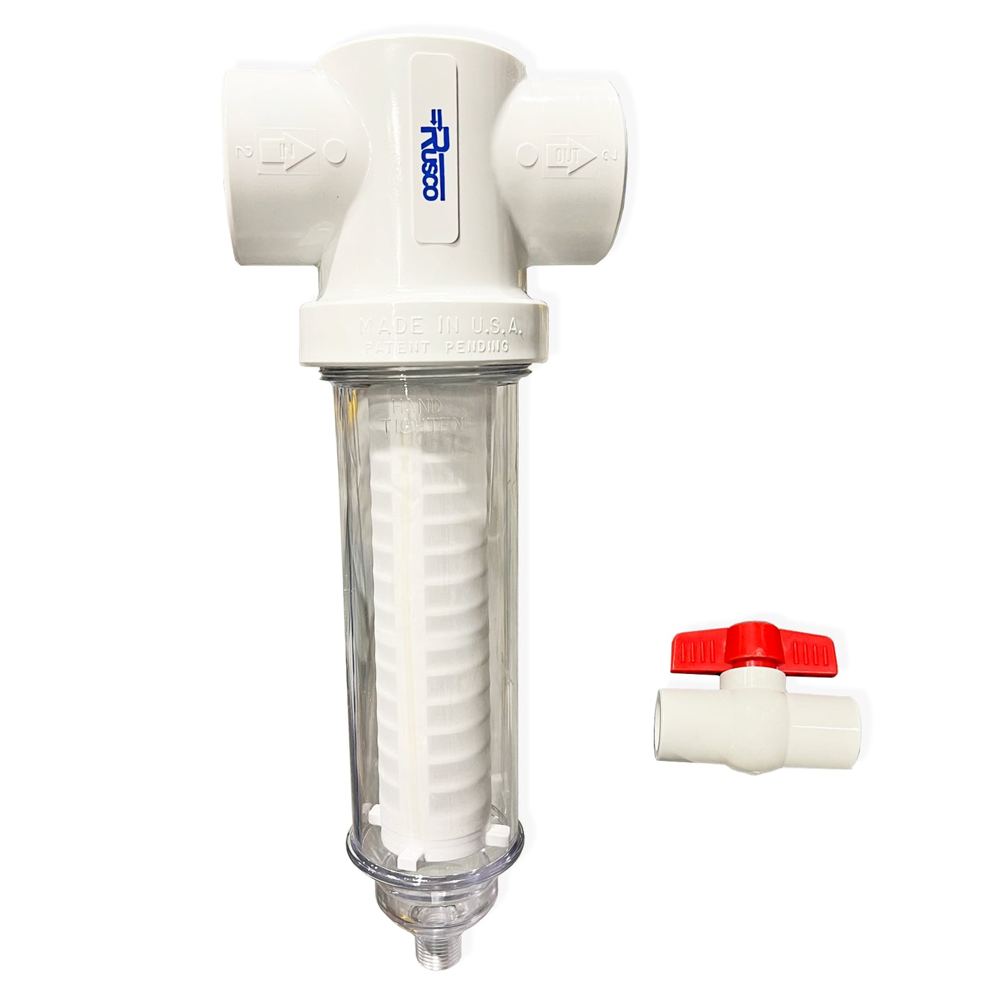 2-100-F - 2" Spin Down Sediment Trapper with Valve