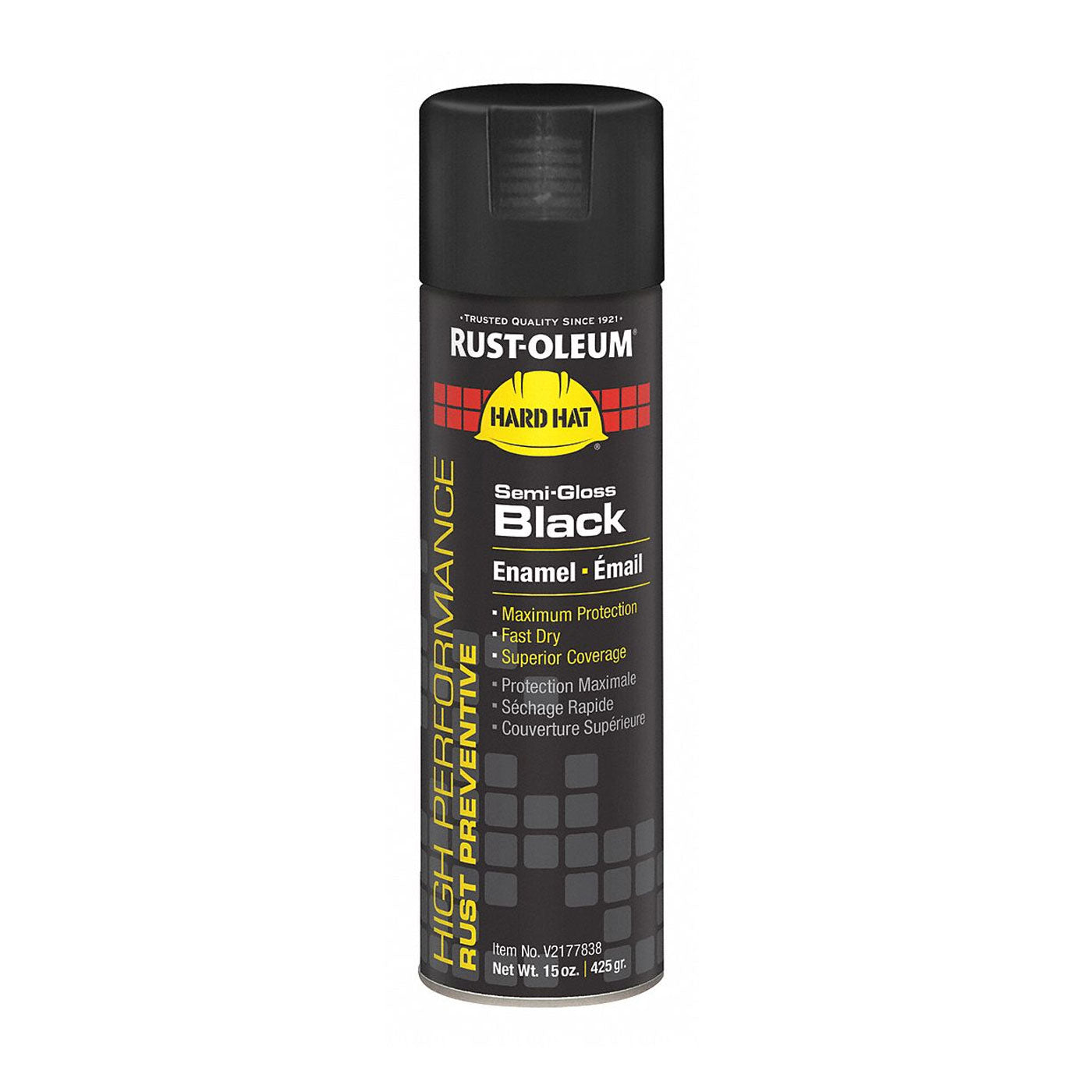 V2177838 - High Performance V2100 System Enamel Spray Paint - Semi-Gloss Black