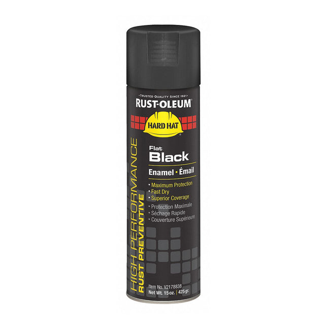 V2178838  - High Performance V2100 System Enamel Spray Paint - Flat Black