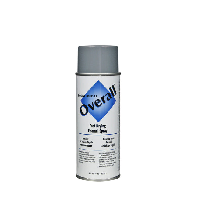 V2413830 - Overall Economical Fast Drying Enamal Spray Paint - Gloss Machine Gray