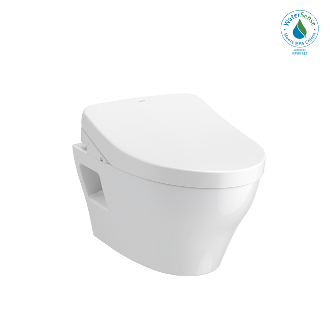 Toto CWT4283056CMFGA#MS - WASHLET+ EP Wall-Hung Elongated Toilet with S550e Bidet Seat and DuoFit In