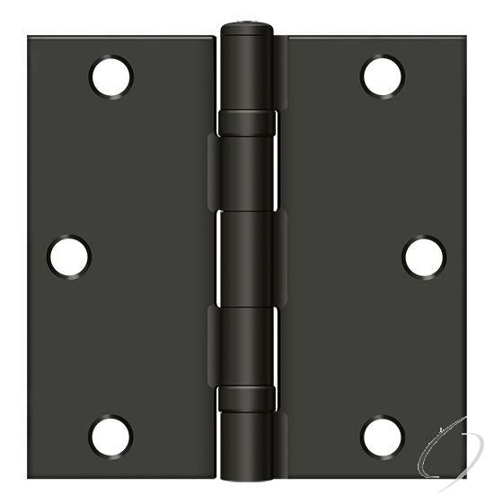 S35BBU10B-R 3-1/2" x 3-1/2" Square Corner Ball Bearing Hinge Oil Rubbed Bronze Finish