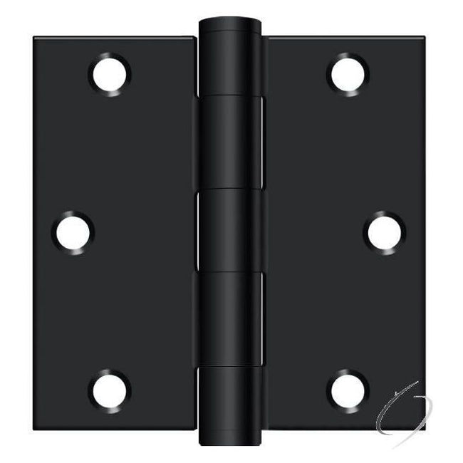 S35HD1B - S35Heavy Duty1B 3-1/2" x 3-1/2" Square Hinge; Heavy Duty; Flat Black Finish