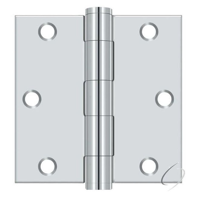 S35HD26 - S35Heavy Duty26 3-1/2" x 3-1/2" Square Hinge; Heavy Duty; Bright Chrome Finish
