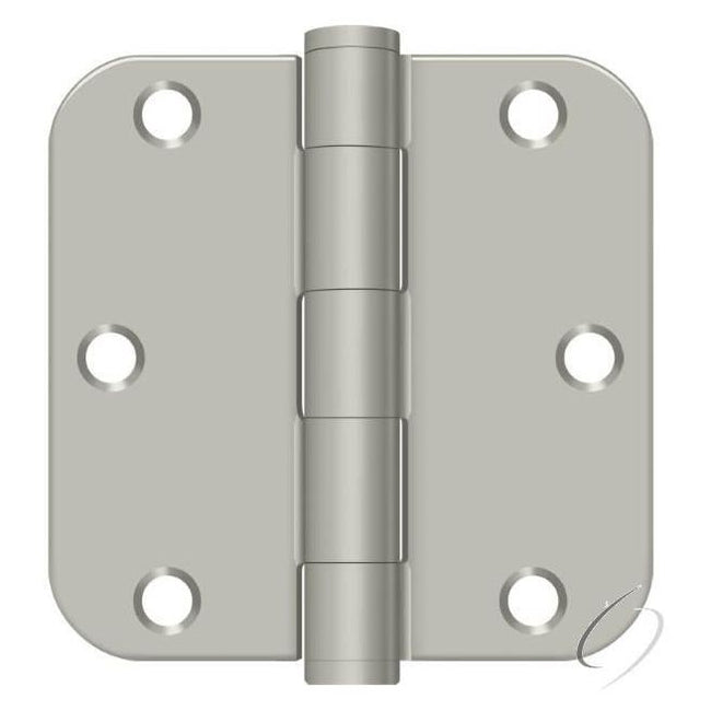 S35R5HD15 - S35R5 Heavy Duty15 3-1/2" x 3-1/2" x 5/8" Radius Hinge; Heavy Duty; Satin Nickel