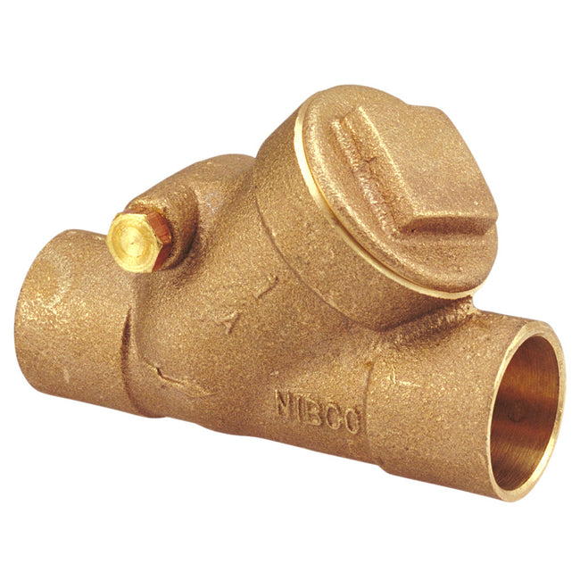 S-413-Y - Bronze Swing Y-Check Valve - PTFE Seat - Sweat