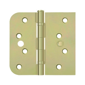 S41/4058B2DL-S Left Hand 4" x 4-1/4" x 5/8" Radius x SQ Hinge; Security Stud; Zinc Dichromat