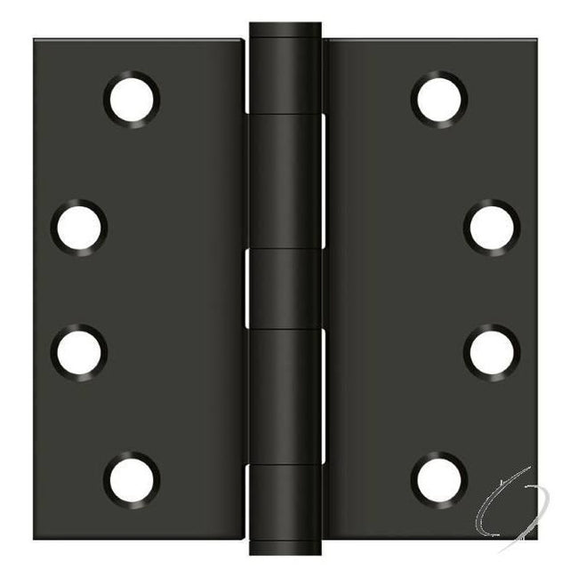 S44Heavy Duty10B 4" x 4" Square Hinge; Heavy Duty; Oil Rubbed Bronze Finish