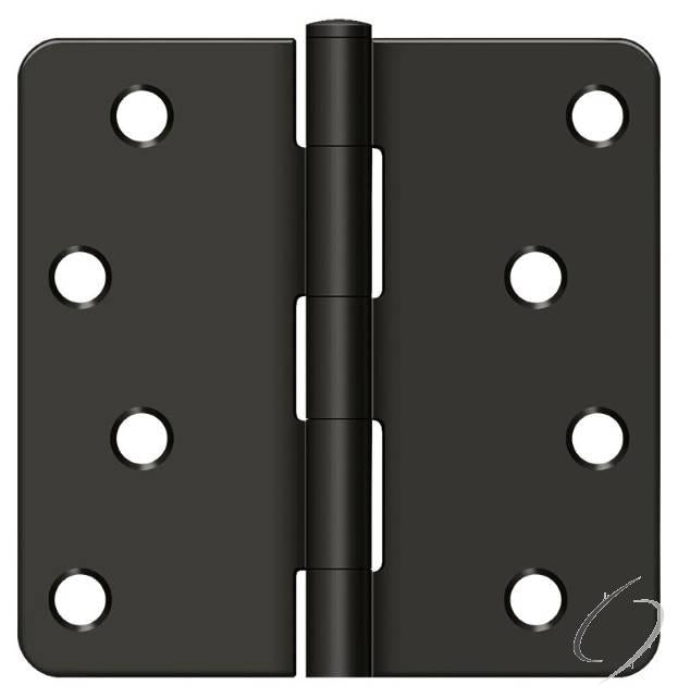 S44R4BK10B 4" x 4" x 1/4" Radius Hinge in Bulk Pack; Oil Rubbed Bronze Finish - * Bulk Packs
