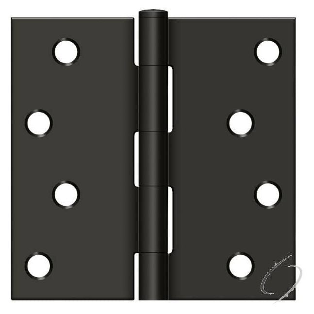 S44U10B-R 4" x 4" Square Hinge; Oil Rubbed Bronze Finish