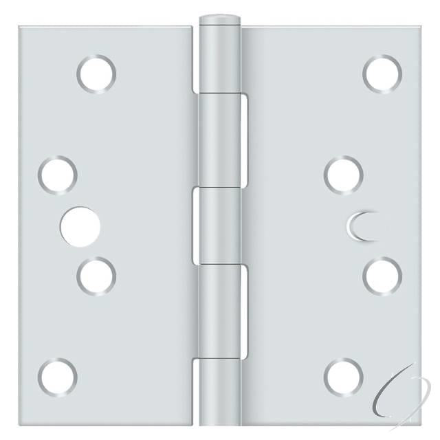 S44USPW-RS 4" x 4" Square Hinge; White Finish