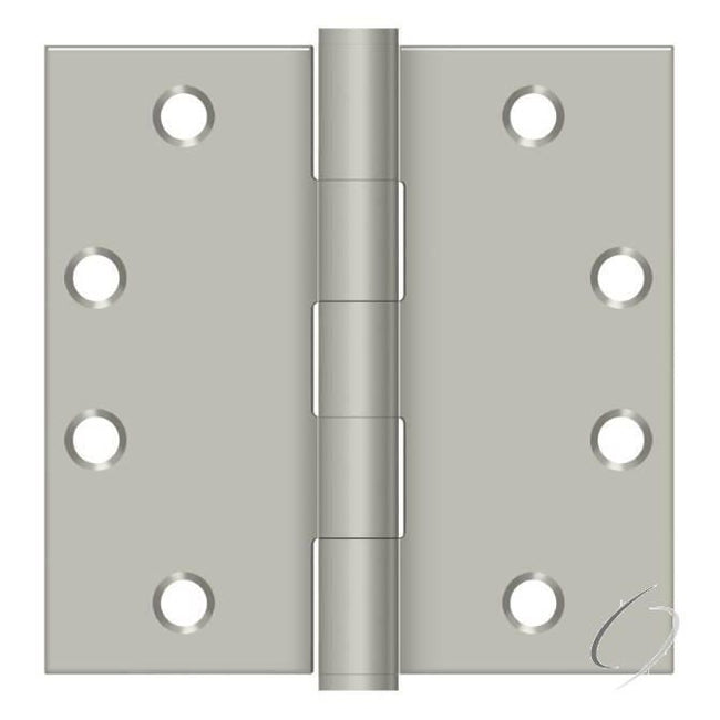 S45U15 4-1/2" x 4-1/2" Square Hinge; Heavy Duty; Satin Nickel Finish