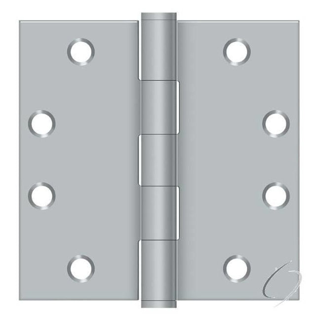 S45U26D 4-1/2" x 4-1/2" Square Hinge; Heavy Duty; Satin Chrome Finish