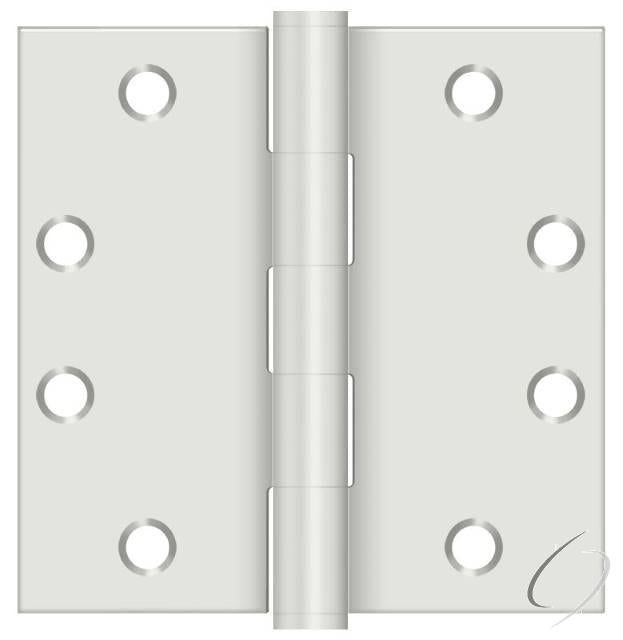 S45USPW 4-1/2" x 4-1/2" Square Hinge; Heavy Duty; White Finish