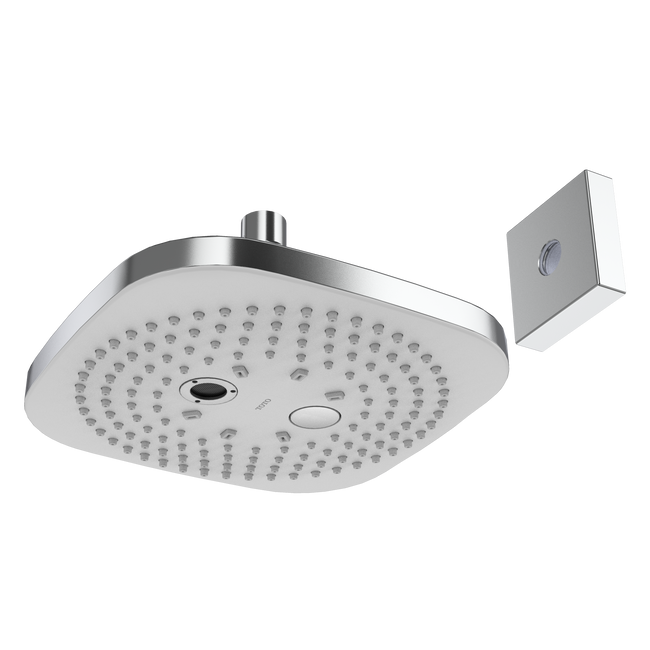 Toto TBW02004U1#CP - 2.5 GPM SQUARE SHOWERHEAD 2 MODE -POLISHED CHROME