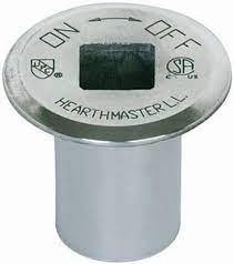 Pro Flex 948 - 12" Chrome Plated Log Lighter Escutcheon