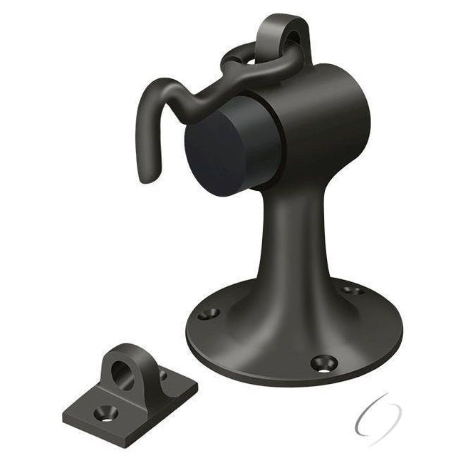 SAHF358U10B Floor Mount Bumper with Holder; Oil Rubbed Bronze Finish