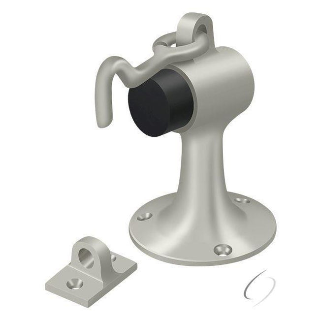 SAHF358U15 Floor Mount Bumper with Holder; Satin Nickel Finish