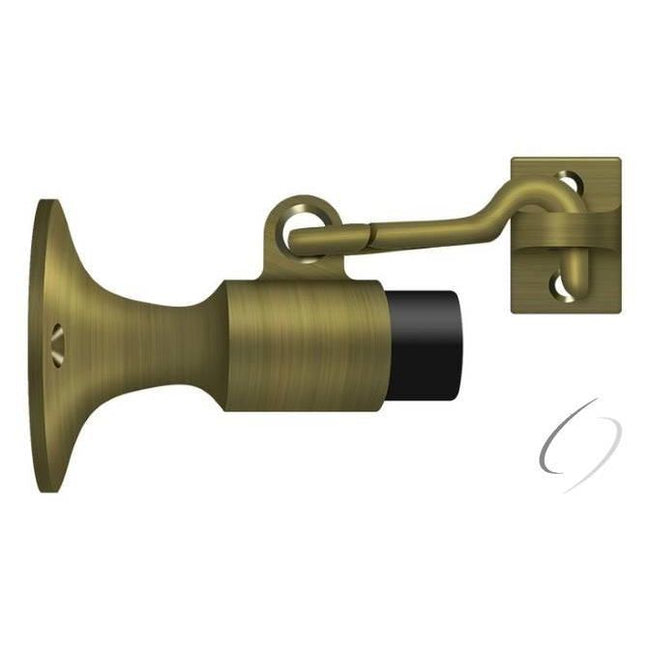 SAHW325U5 Wall Mount Bumper with Holder; Antique Brass Finish