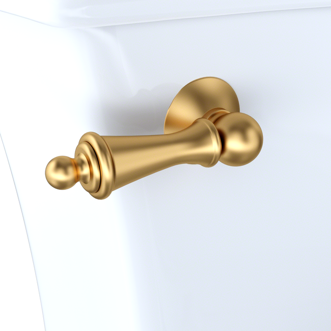 Toto THU148#SB - Clayton Trip Lever for CST784SF Toilet- Satin Brass