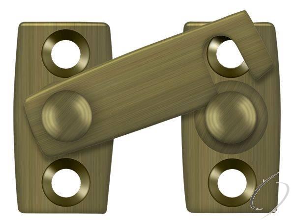 SB3058U5 Shutter Bar/Door Latch 5/8"; Antique Brass Finish