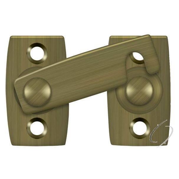 SB3178U5 Shutter Bar/Door Latch 7/8"; Antique Brass Finish
