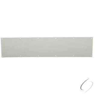 Aluminum Carded 8" x 34" Kick Plate Satin Nickel Finish
