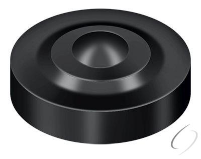 SCD100U19 Screw Cover; Round; Dimple; 1" Diameter; Black Finish