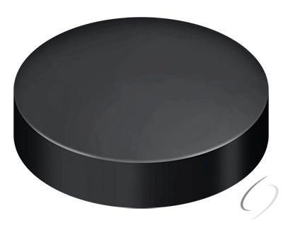 SCF100U19 Screw Cover; Round; Flat; 1" Diameter; Black Finish