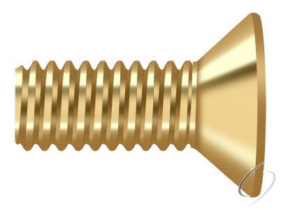 SCMB1005CR003 Machine Screw; Brass; #10 x 1/2"; Lifetime Brass Finish