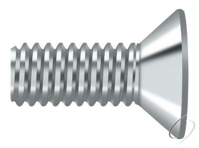 SCMB1005U26 Machine Screw; Brass; #10 x 1/2"; Bright Chrome Finish