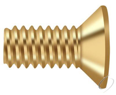 SCMB1205CR003 Machine Screw; Brass; #12 x 1/2"; Lifetime Brass Finish