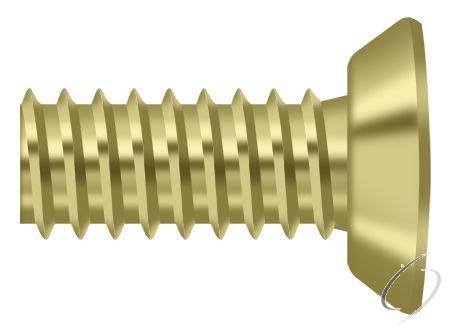 SCMS1005U3 Machine Screw; Steel; #10 x 1/2"; Bright Brass Finish