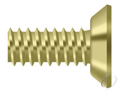 SCMS1205U3 Machine Screw; Steel; #12 x 1/2"; Bright Brass Finish