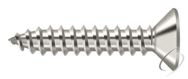 SCWB1010U14 Wood Screw; SB; #10 x 1"; Bright Nickel Finish