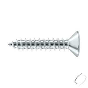 SCWB1010U26.BG Bag of Wood Screws; SB; #10 x 1"; Bright Chrome Finish