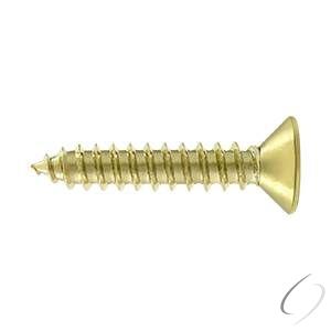 SCWB1010U3.BG Bag of Wood Screws; SB; #10 x 1"; Bright Brass Finish