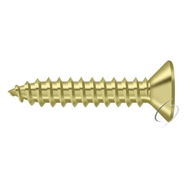 SCWB1010U3 Wood Screw; SB; #10 x 1"; Bright Brass Finish