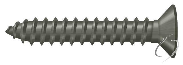 SCWB12125U15A Wood Screw; SB; #12 x 1-1/4"; Antique Nickel Finish
