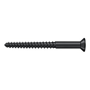 SCWB1225U19 Wood Screw; SB; #12 x 2-1/2"; Black Finish